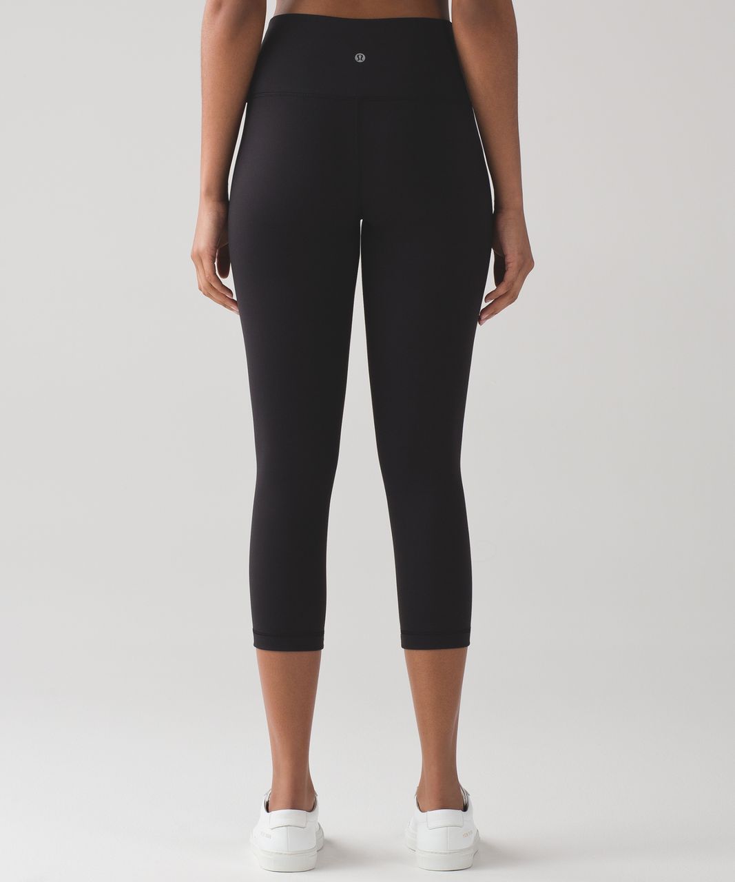 Lululemon Wunder Under Crop (Hi-Rise) *Full-On Luon 21" - Black (First Release)