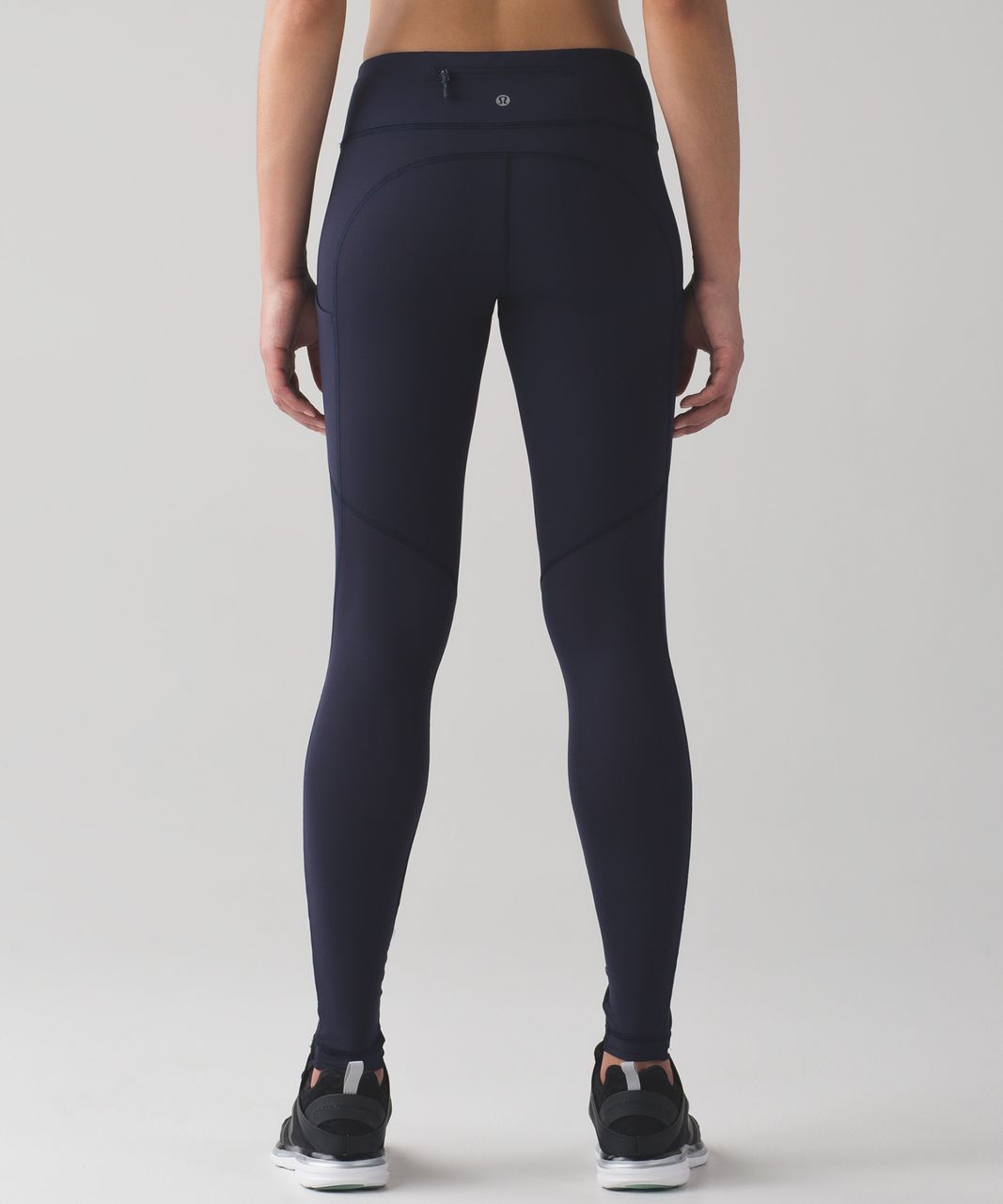 LULULEMON Speed Tight III Ruched Ankle Black Full Legging Pocket