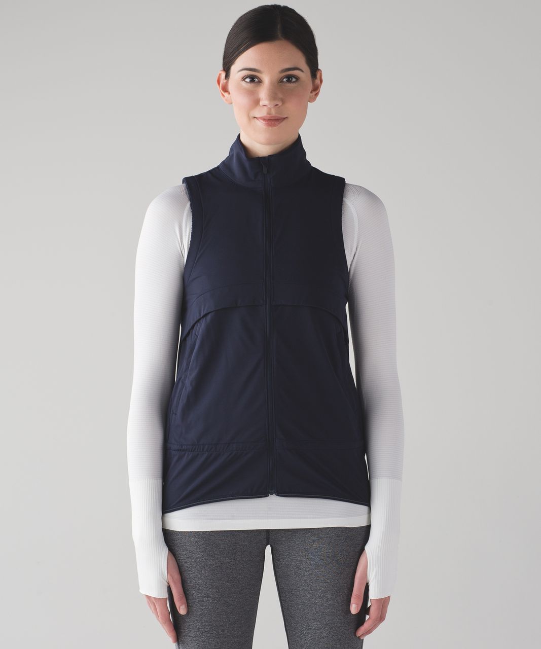 NWOT - Lululemon Down For It All Vest Midnight Navy & Dark Chrome | SIZE: 2