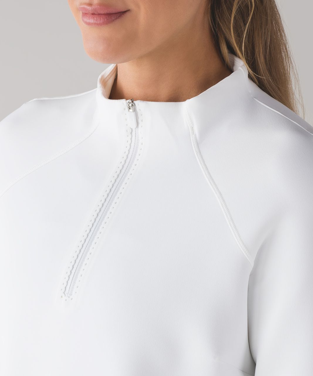 Lululemon Kicking Asphalt 1/2 Zip - White