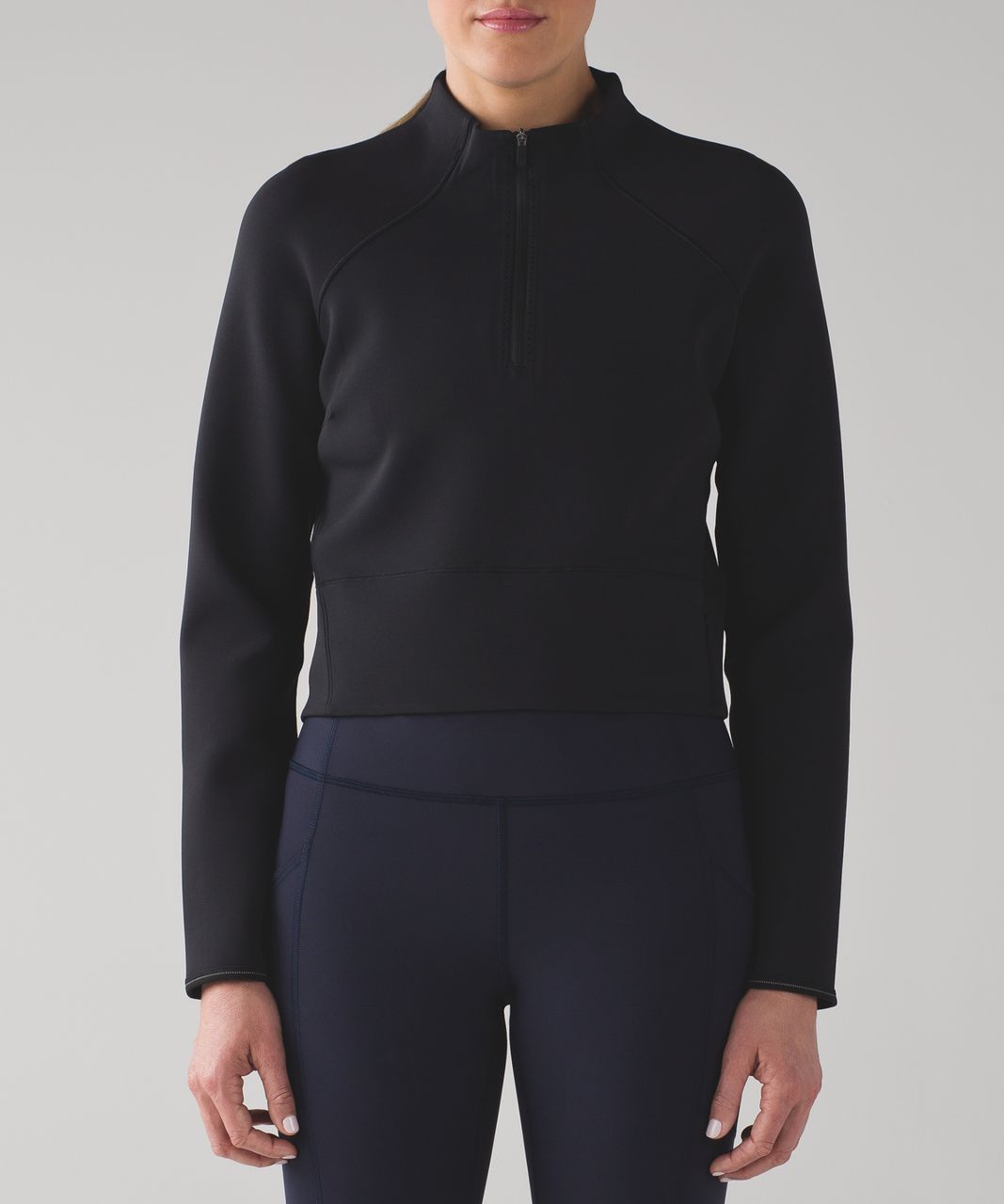 Lululemon Kicking Asphalt 1/2 Zip - Black