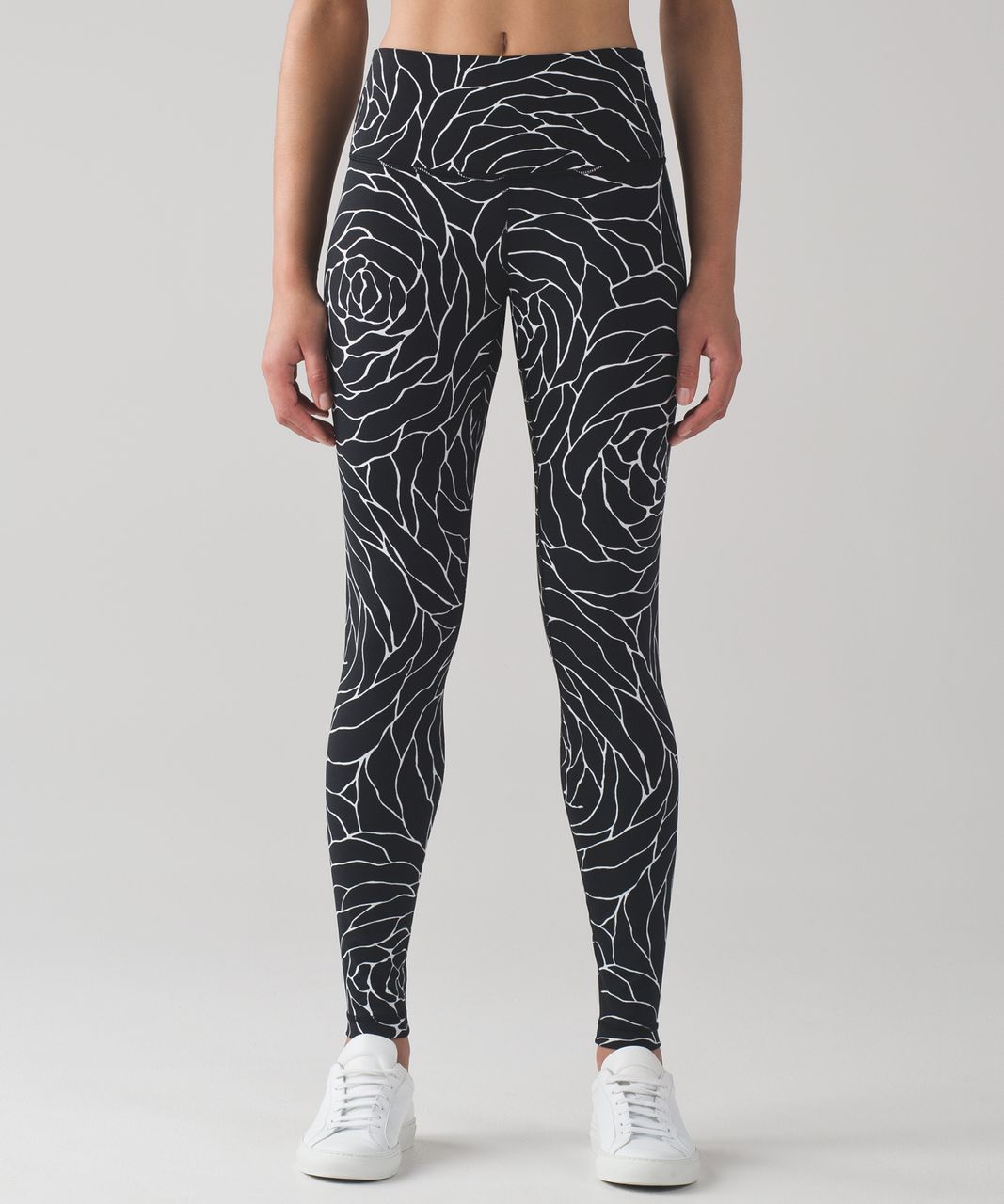 Lululemon Wunder Under Hi-Rise Tight (Full-On Luxtreme) - Radiate Rose Alpine White Black