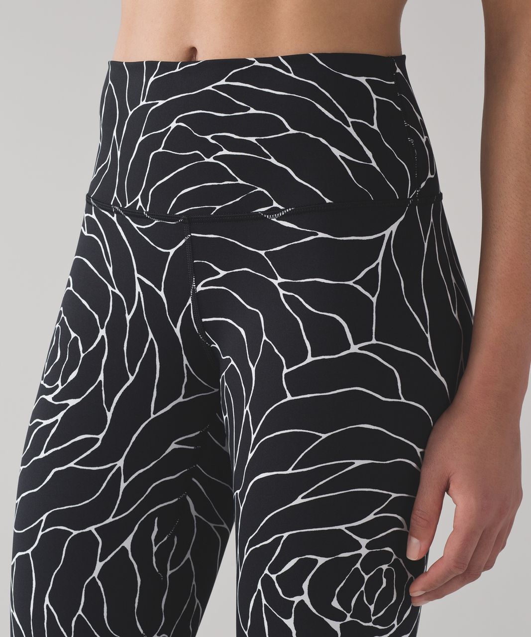 Lululemon Wunder Under Hi-Rise Tight (Full-On Luxtreme) - Radiate Rose Alpine White Black