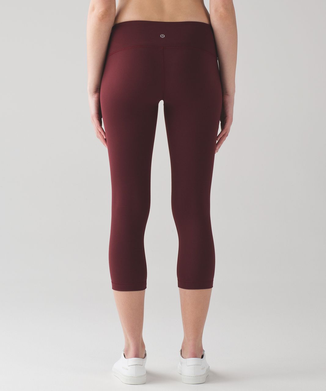 Lululemon Wunder Under Crop III (Full-On Luon 21") - Deep Rouge