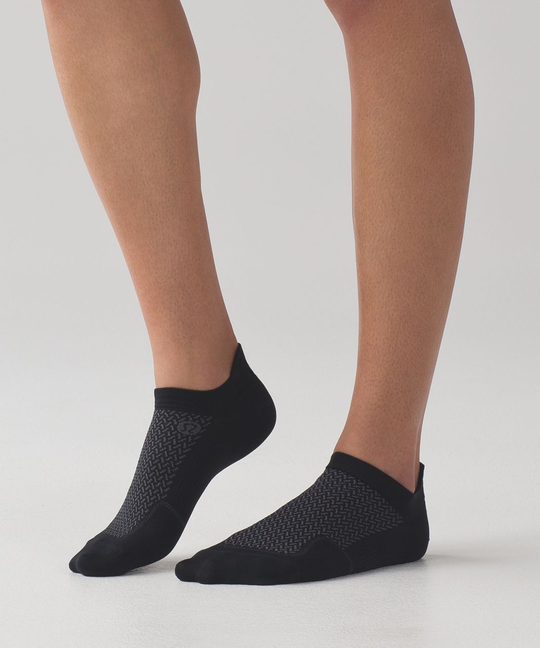 Lululemon Light Speed Sock (Silver) - Black