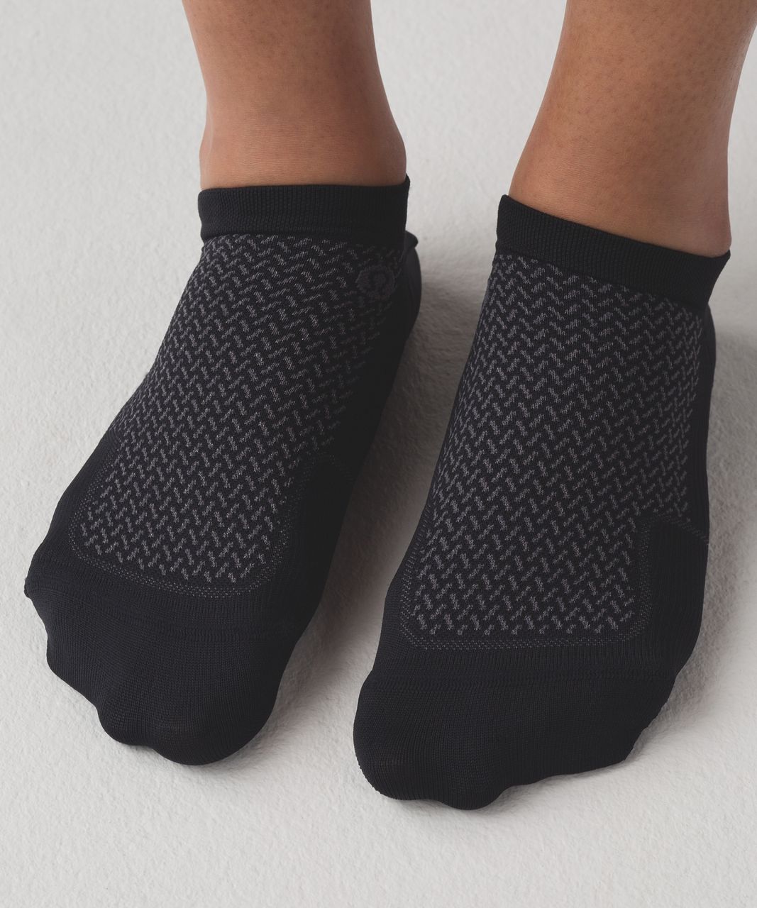 Lululemon Light Speed Sock (Silver) - Black