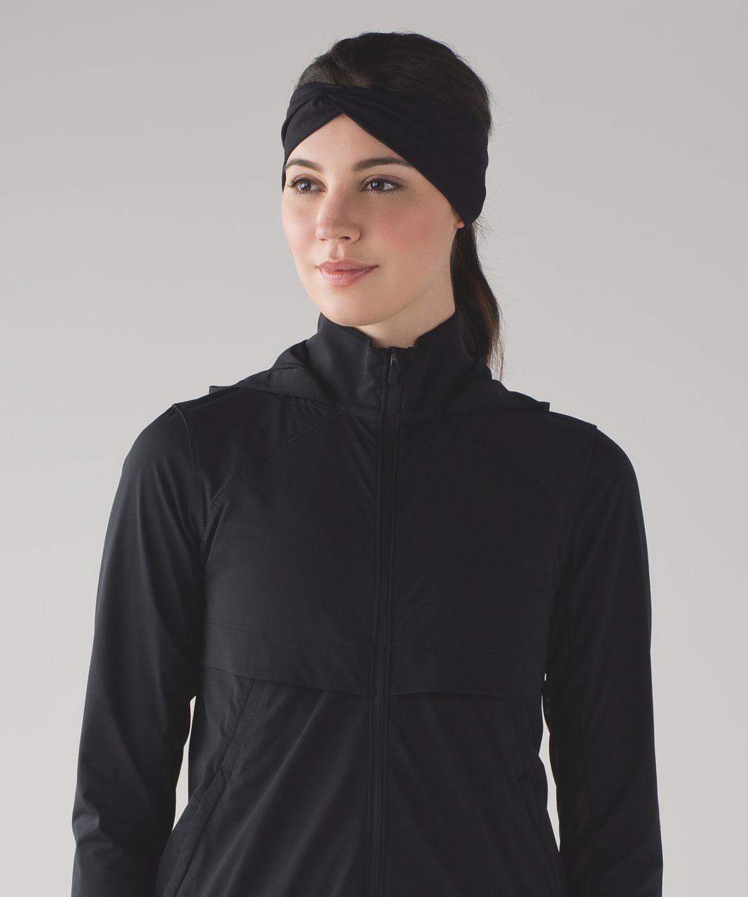 Lululemon Twist Up Ear Warmer Light - Black