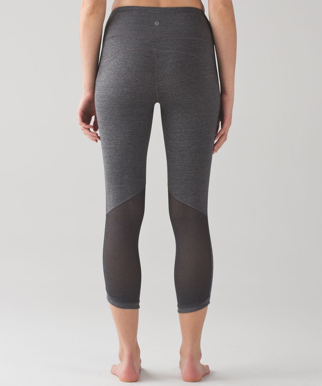 Lululemon Hit It 21' Crop - Heathered Black