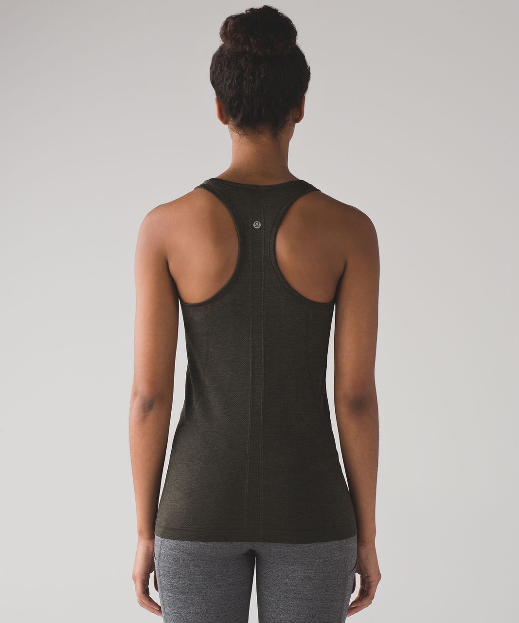 Lululemon Swiftly Tech Racerback - Dark Olive / Black