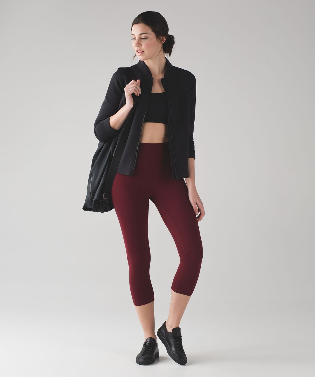 Lululemon Align Crop *19" - Deep Rouge