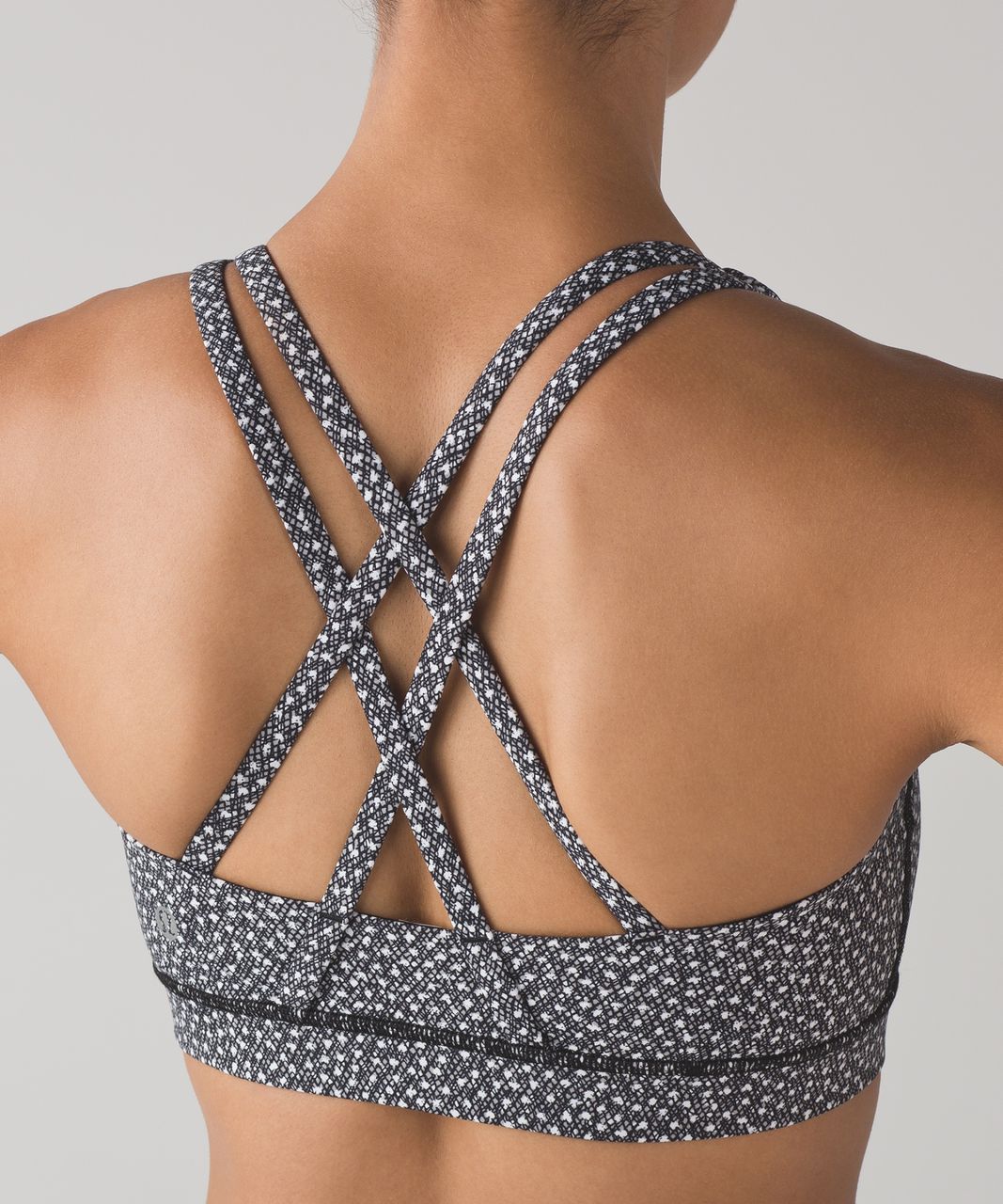 Lululemon Energy Bra - Frozen Fizz White Black (First Release)