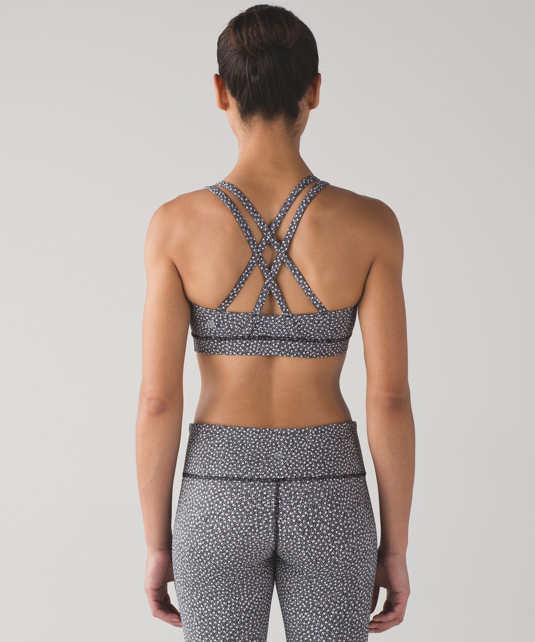 Lululemon Energy Bra - Frozen Fizz White Black (First Release