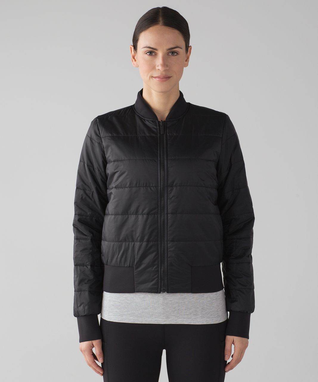 Lululemon Non-Stop Bomber *Reversible - Black - lulu fanatics