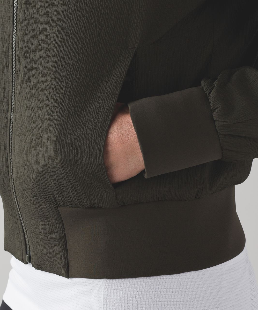 Lululemon Non-Stop Bomber (Reversible) - Dark Olive