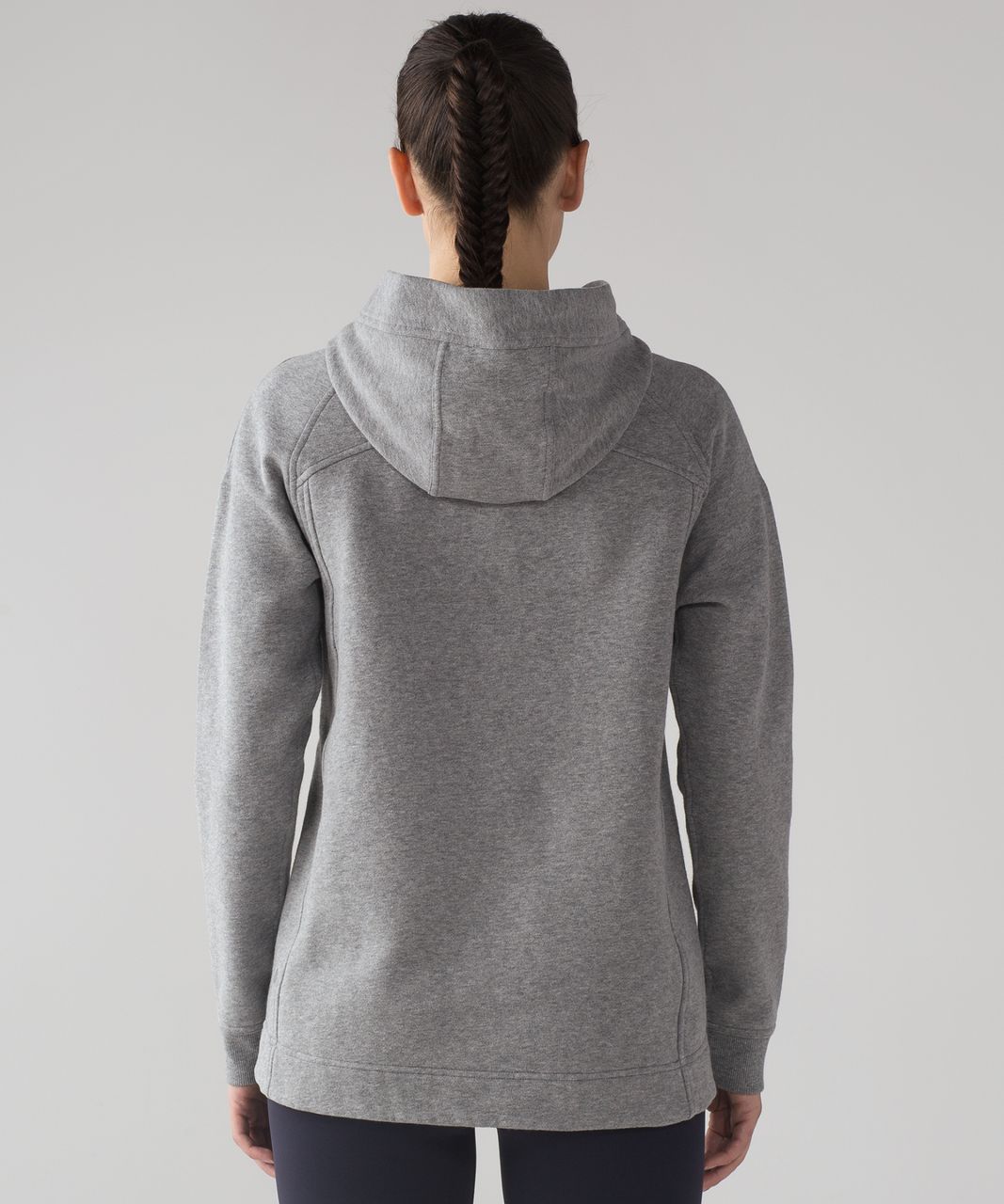 LULULEMON EFFORTLESS HOODIE PULLOVER IN Static Mid Gr… - Gem