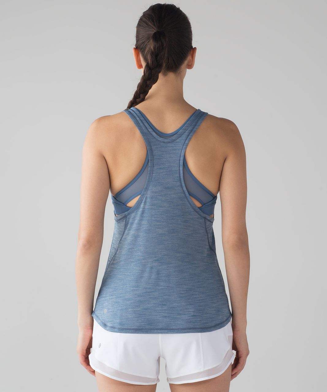 Lululemon Glide and Stride Tank - Heathered Illuminight / Illuminight -  lulu fanatics