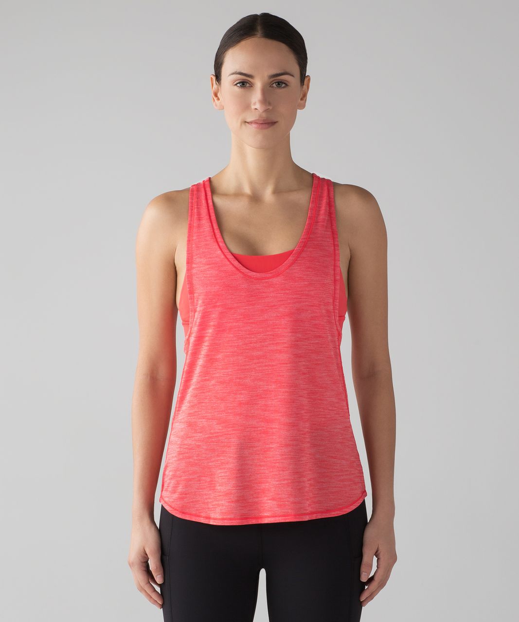 Lululemon Glide and Stride Tank - Heathered Alarming / Alarming