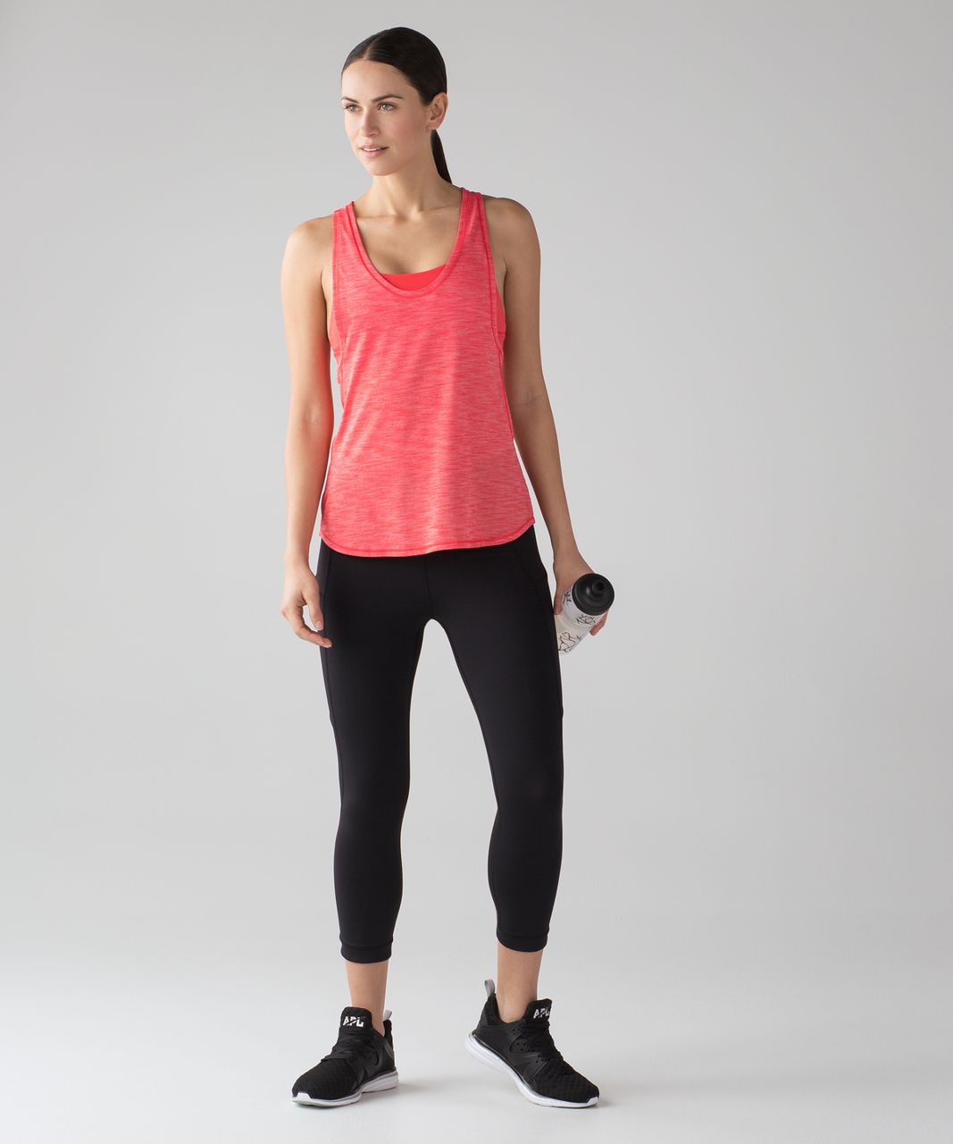 Lululemon Glide and Stride Tank - Heathered Alarming / Alarming