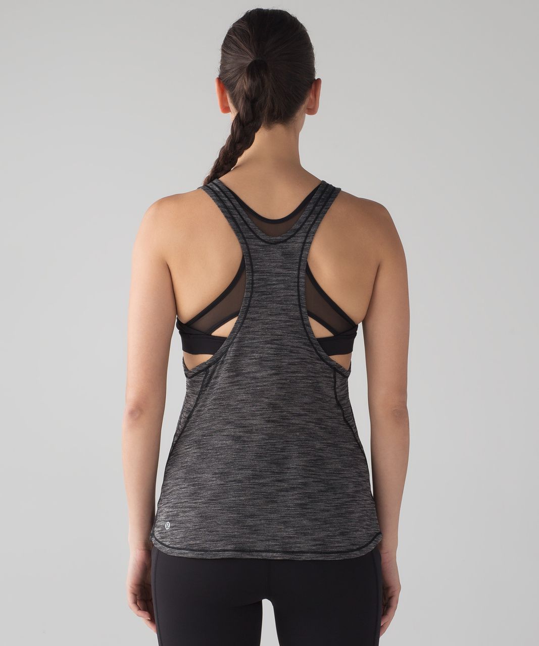 Lululemon In Training Tank - Heathered Black - lulu fanatics