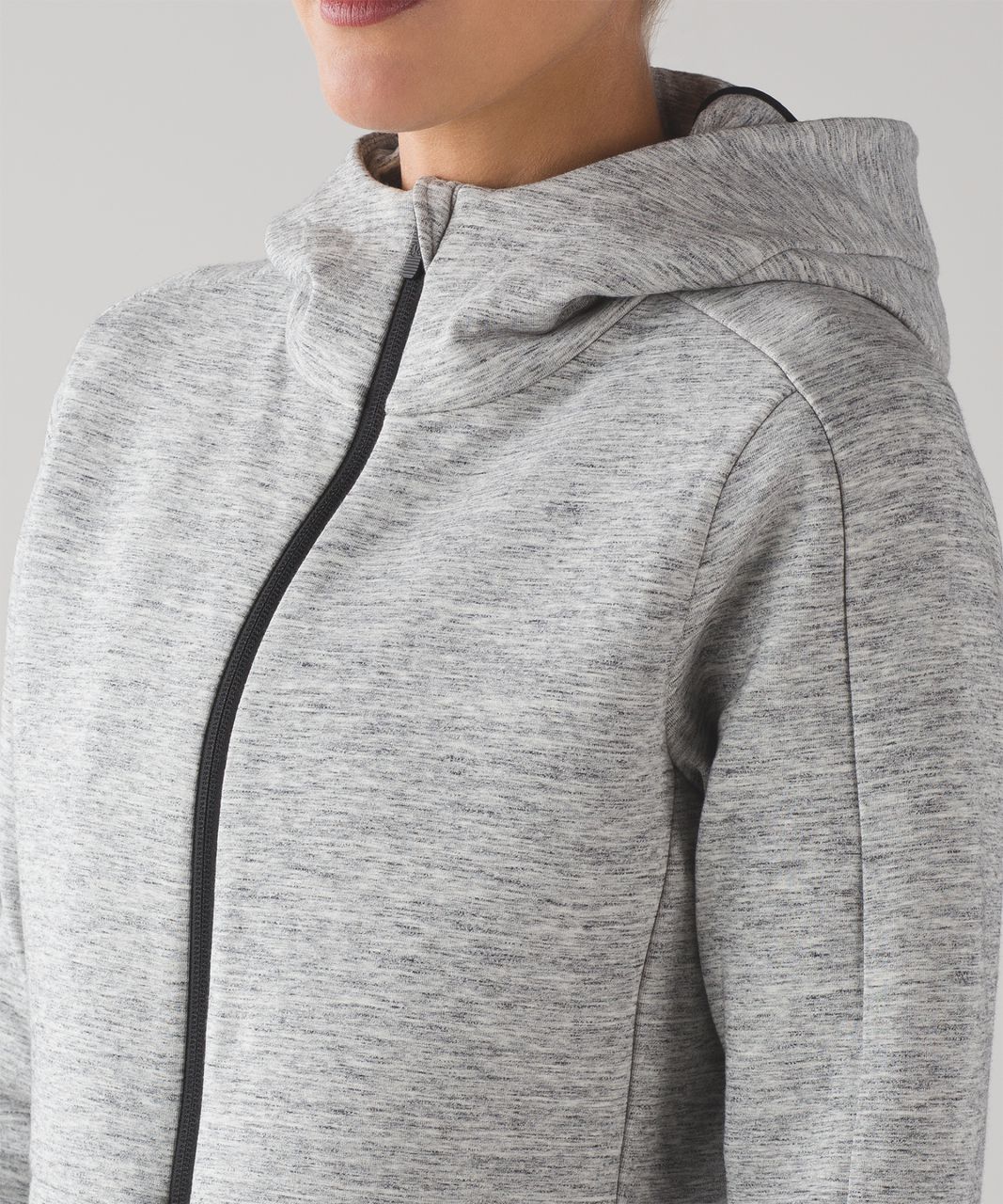 Lululemon Going Places Hooded Jacket - Heathered Space Dyed Medium Grey