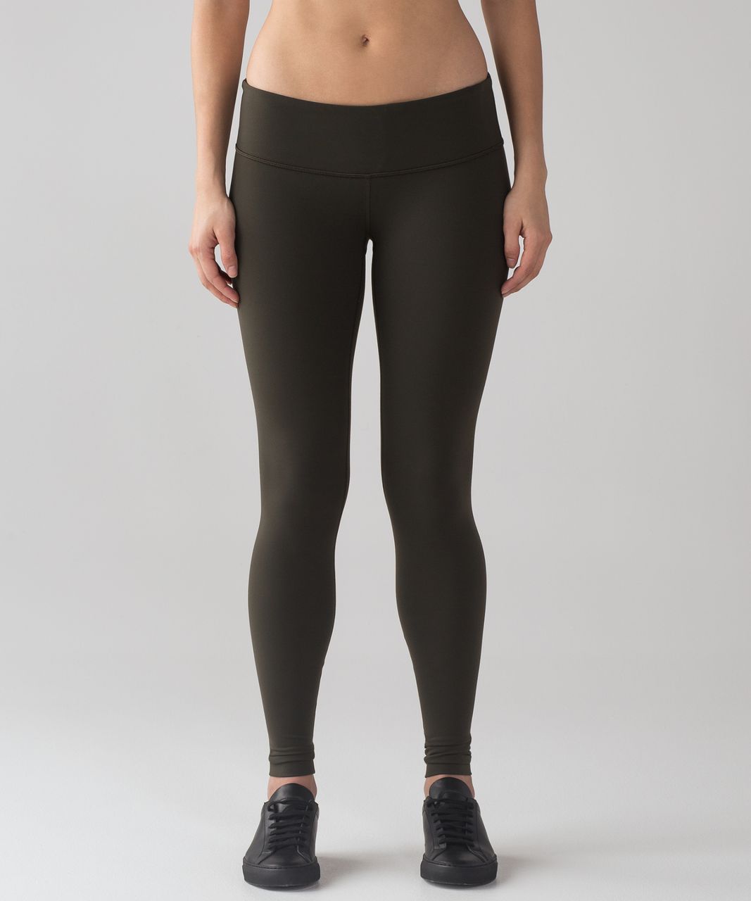 Lululemon Wunder Under Low-Rise Tight *Full-On Luon 28" - Dark Olive