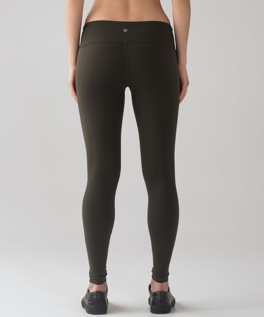 $128 Lululemon Wunder Under High Rise Tight Flocked 28 Plumful