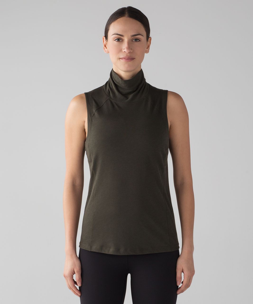 Lululemon Breathe-a-wool Tank - Dark Olive