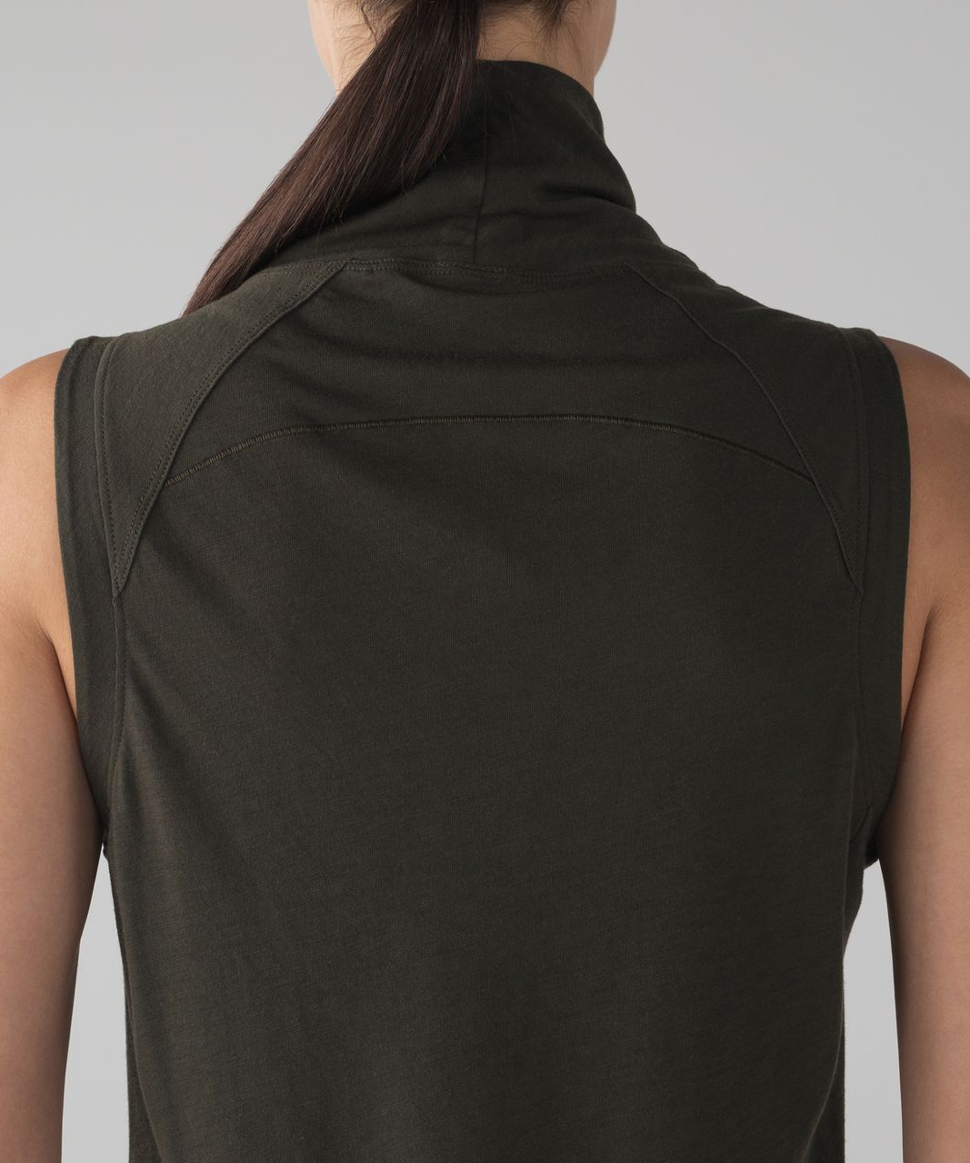 Lululemon Breathe-a-wool Tank - Dark Olive