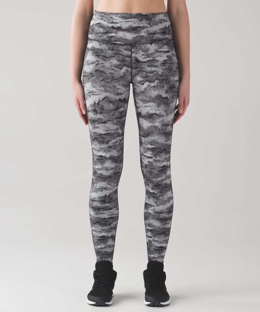 Lululemon Wunder Under High-Rise Tight White Gray Camo Leggings