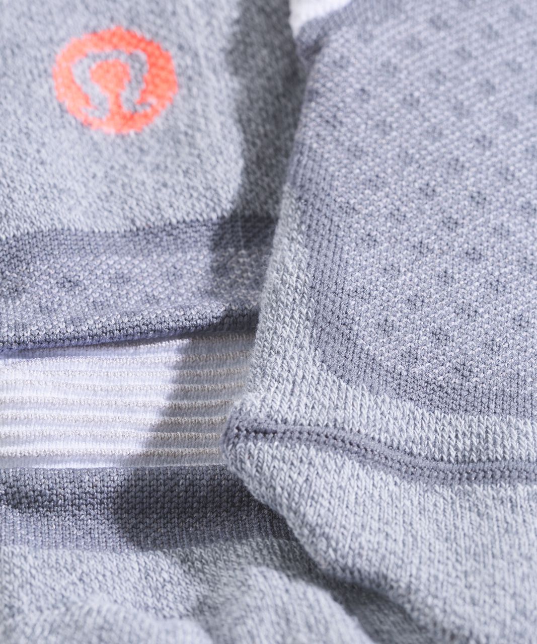 Lululemon Speed Sock *Silver - Arctic Grey / White / Light Flare