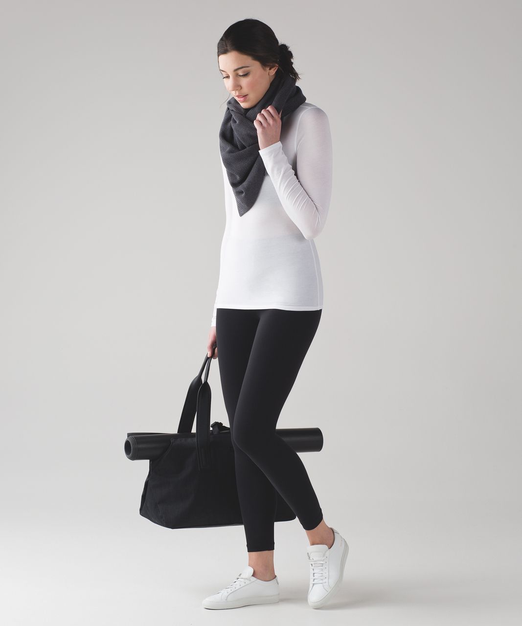 Lululemon Forward Flow Cape - Heathered Dark Carbon