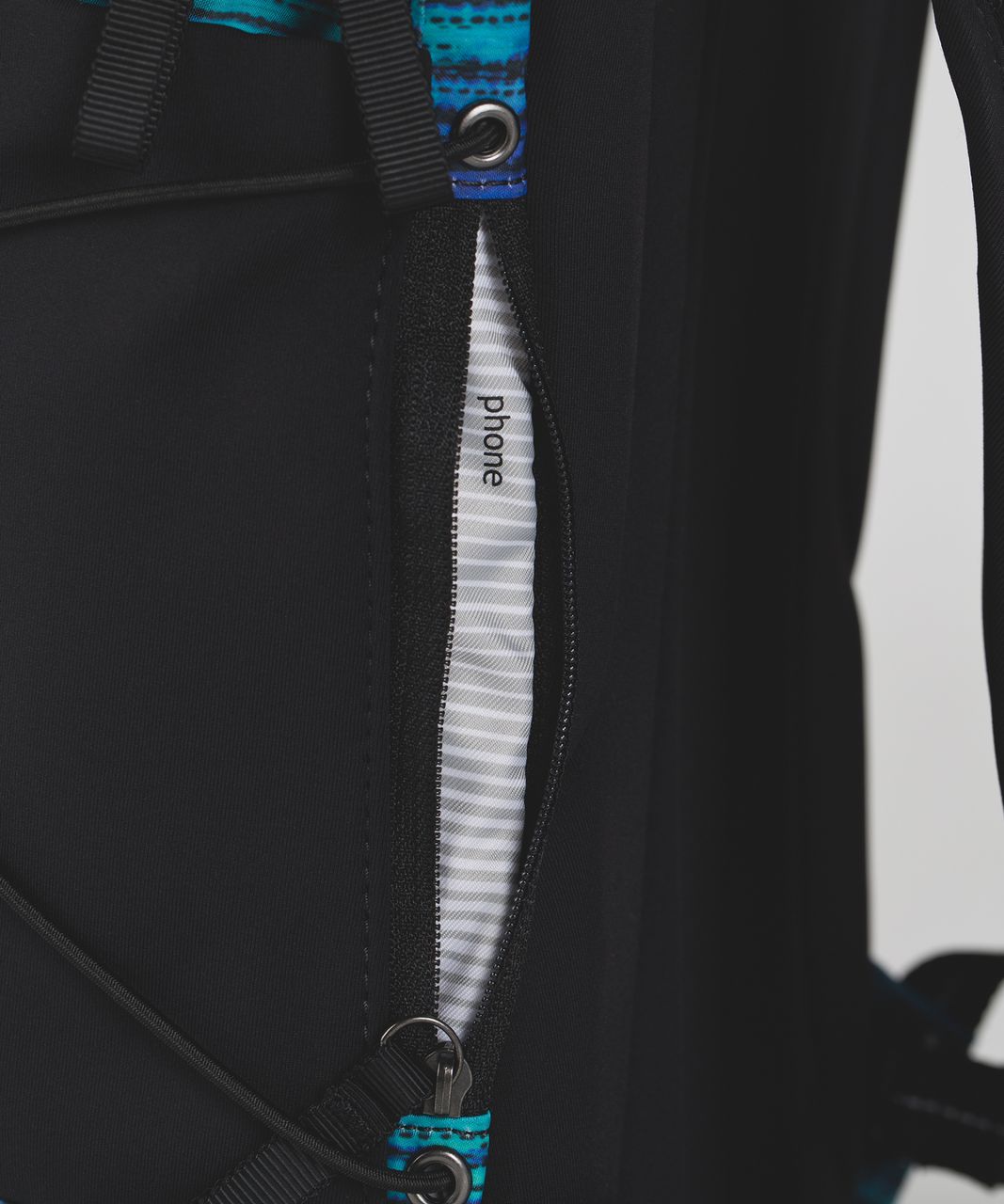 Lululemon Run All Day Backpack (Reflective) - Windy Wash Multi / Black