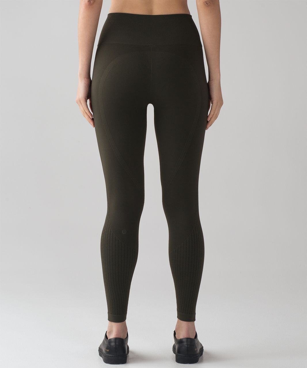 Lululemon Flow & Go Tight - Dark Olive - lulu fanatics