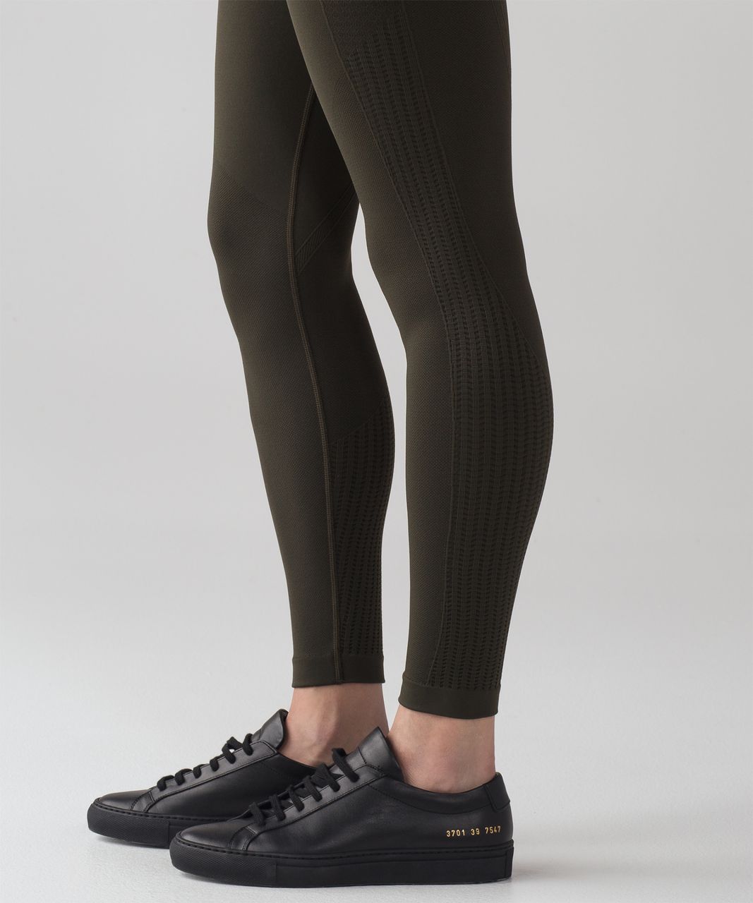 Lululemon Flow & Go Tight - Dark Olive - lulu fanatics