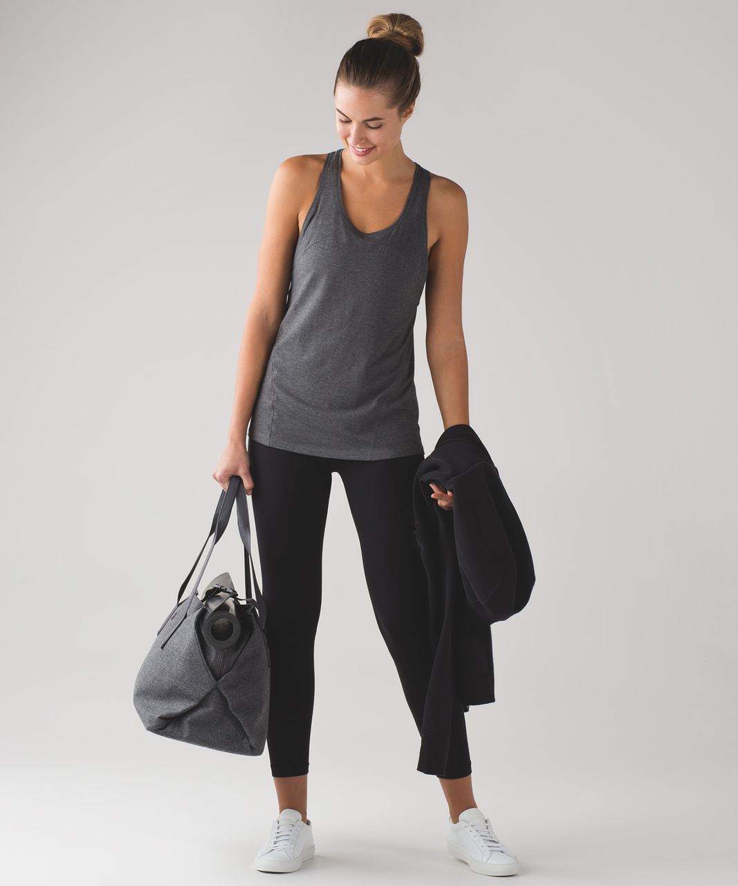 Lululemon Love Racerback - Heathered Pitch Grey