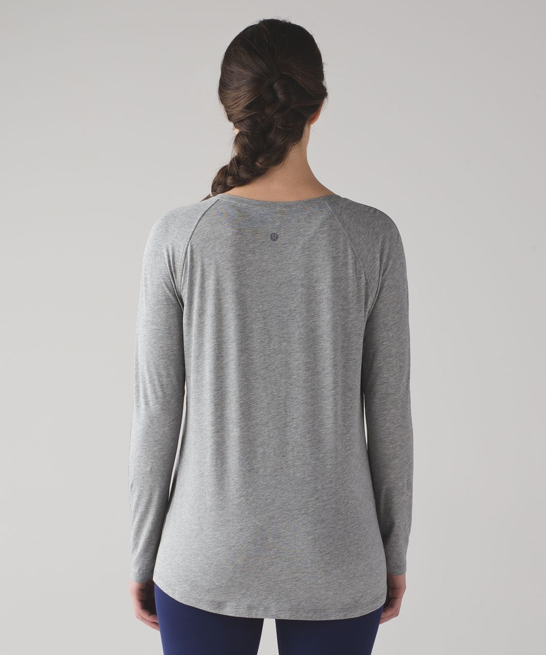 Lululemon Wild Twist Long Sleeve Heathered Core Medium Grey