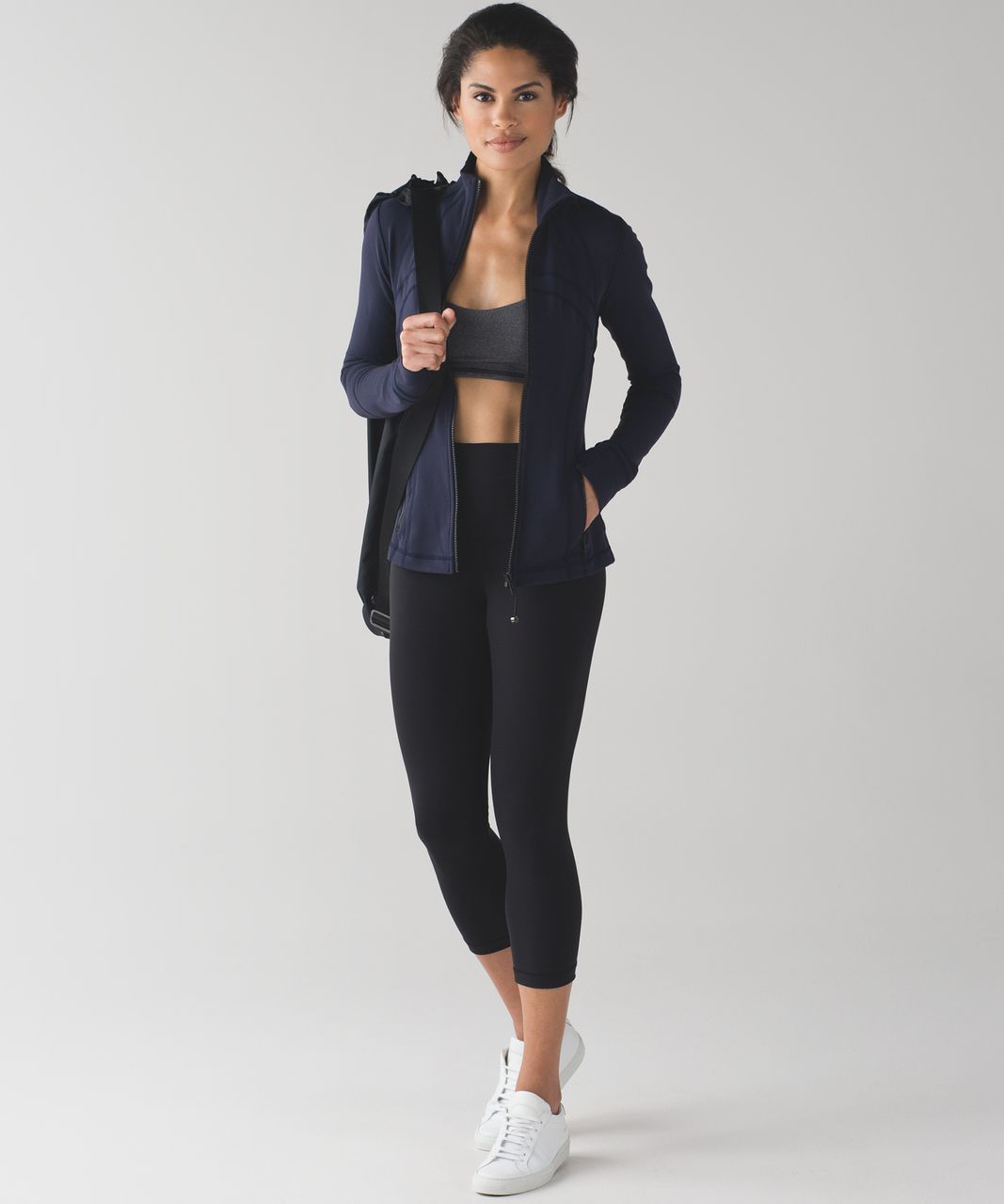 Navy Define zip-up jacket, lululemon