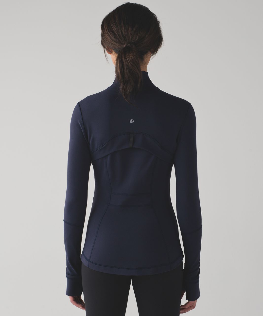 Lululemon Its Rulu Run Cropped Half Zip - Blue Nile - lulu fanatics