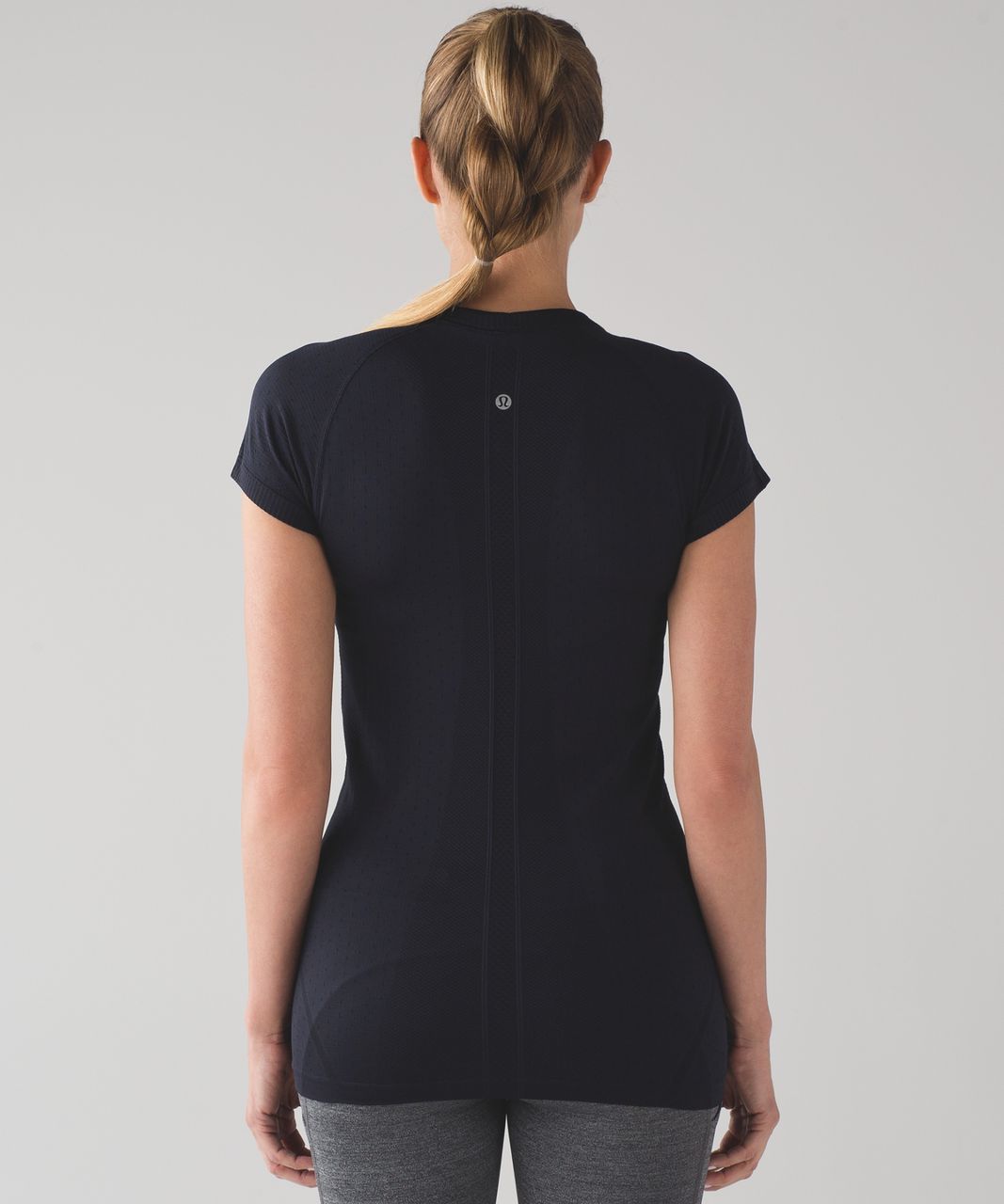 Lululemon Swiftly Tech Short Sleeve Crew - Midnight Navy / Black