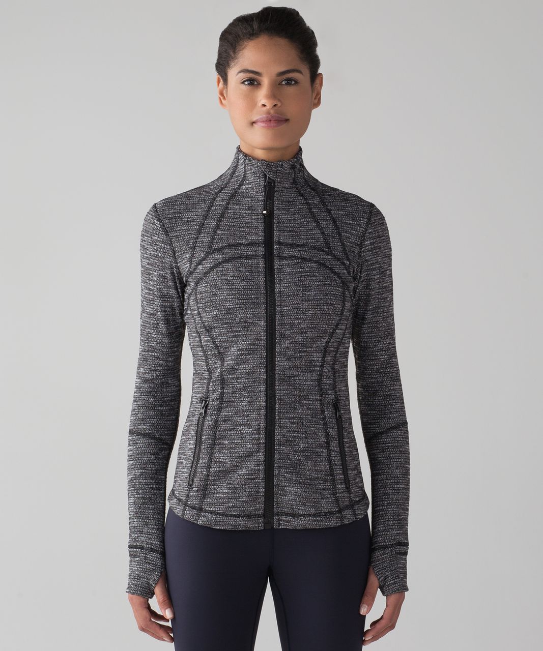 Lululemon Define Jacket - Coco Pique Black White