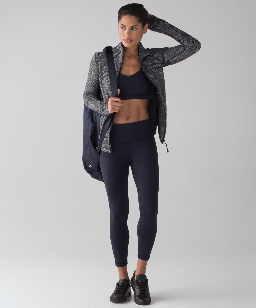 Lululemon Define Jacket - Coco Pique Black White