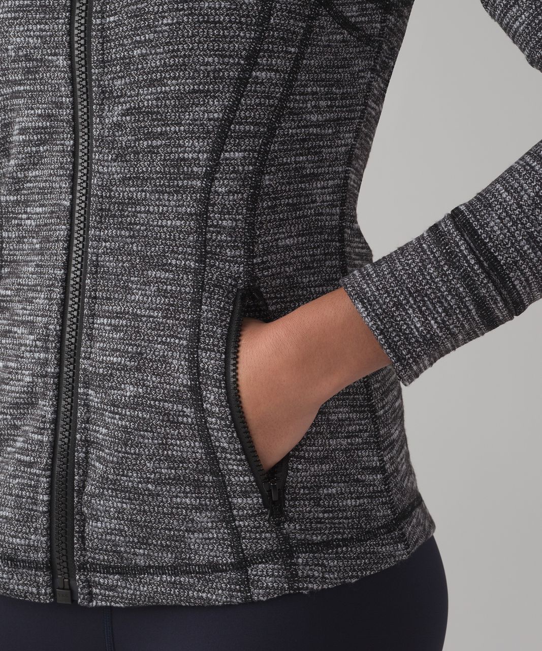 Download Lululemon Define Jacket - Coco Pique Black White - lulu ...