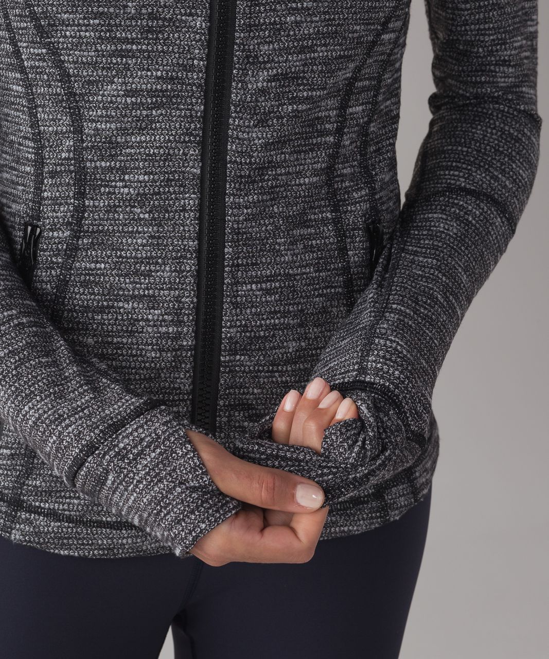 Lululemon Define Jacket - Coco Pique Black White