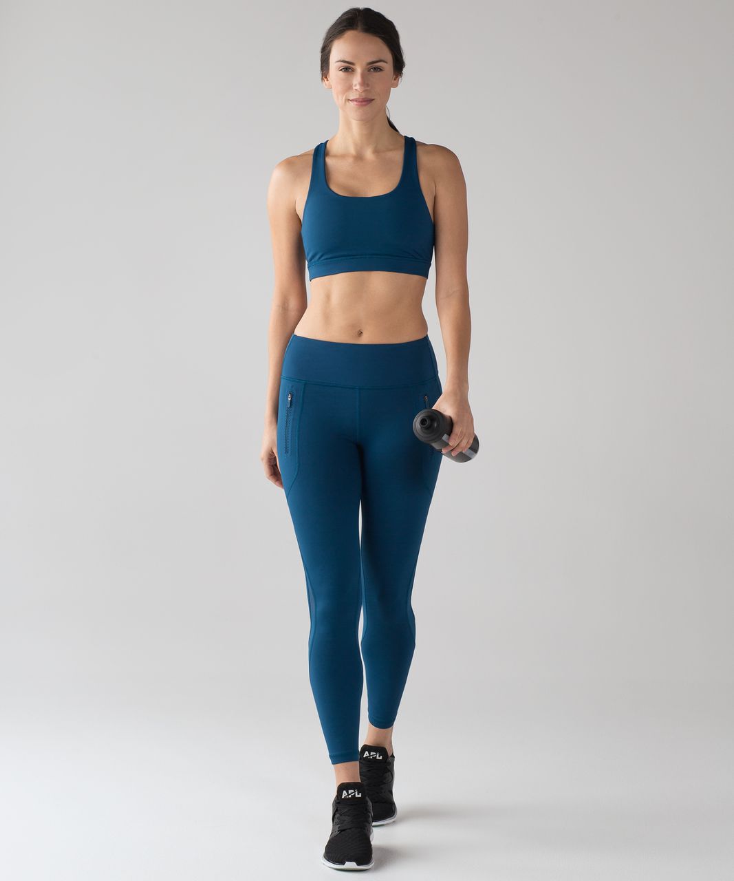 Lululemon Fast & Free 7/8 Tight II *Nulux 25 - Nile Blue - lulu fanatics