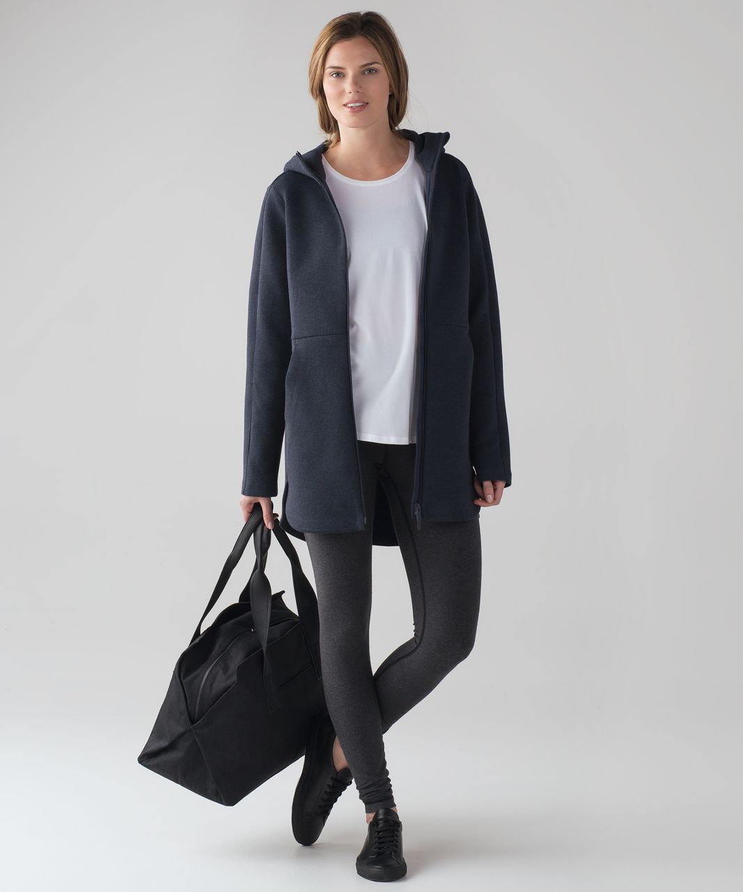 Lululemon Going Places Hooded Jacket - Heathered Inkwell - lulu