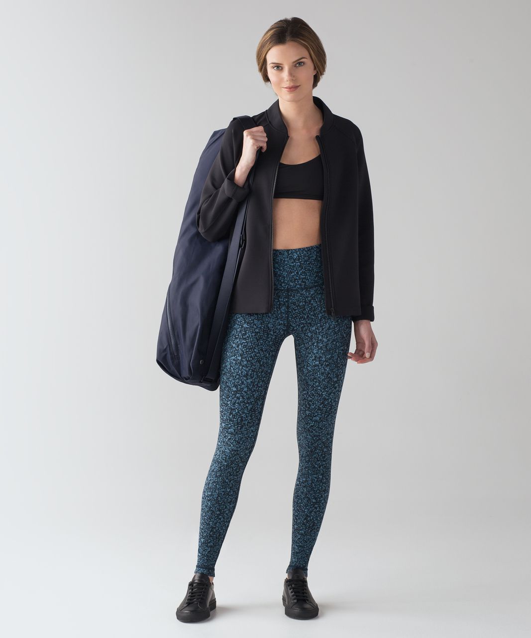 Lululemon Wunder Under Hi-Rise Tight (Full-On Luxtreme) - Daisy Dust Illuminight Black