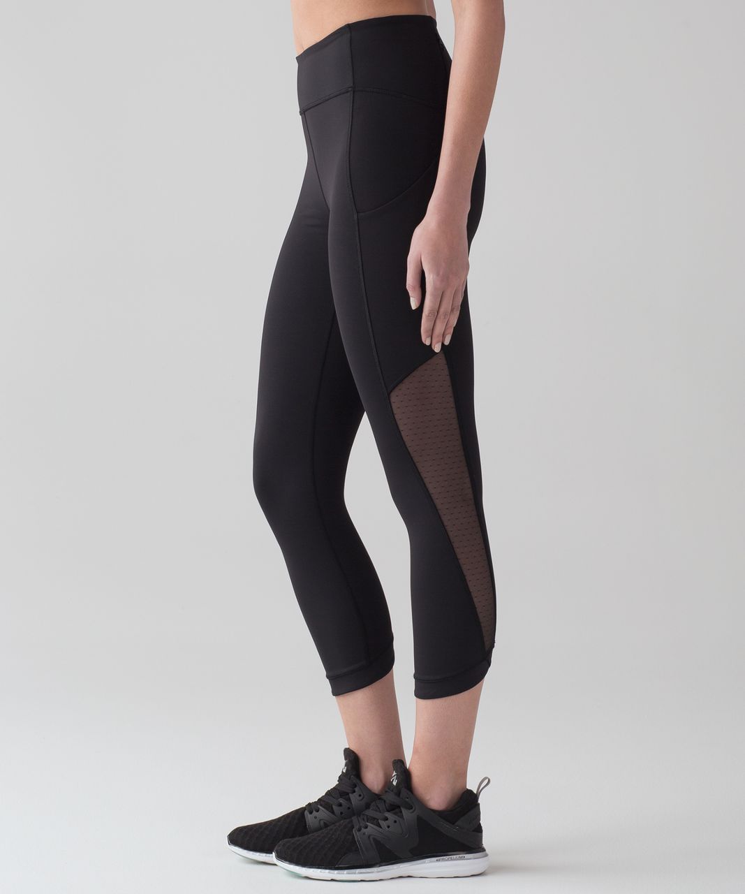 Lululemon In The Flow Crop - Black - lulu fanatics