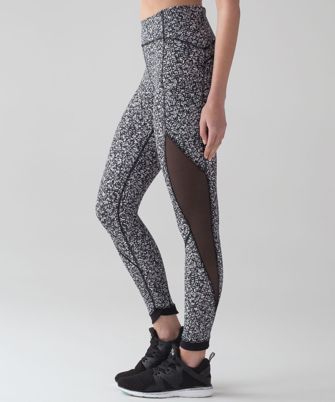 Lululemon Dot 8 Gray-White Leggings