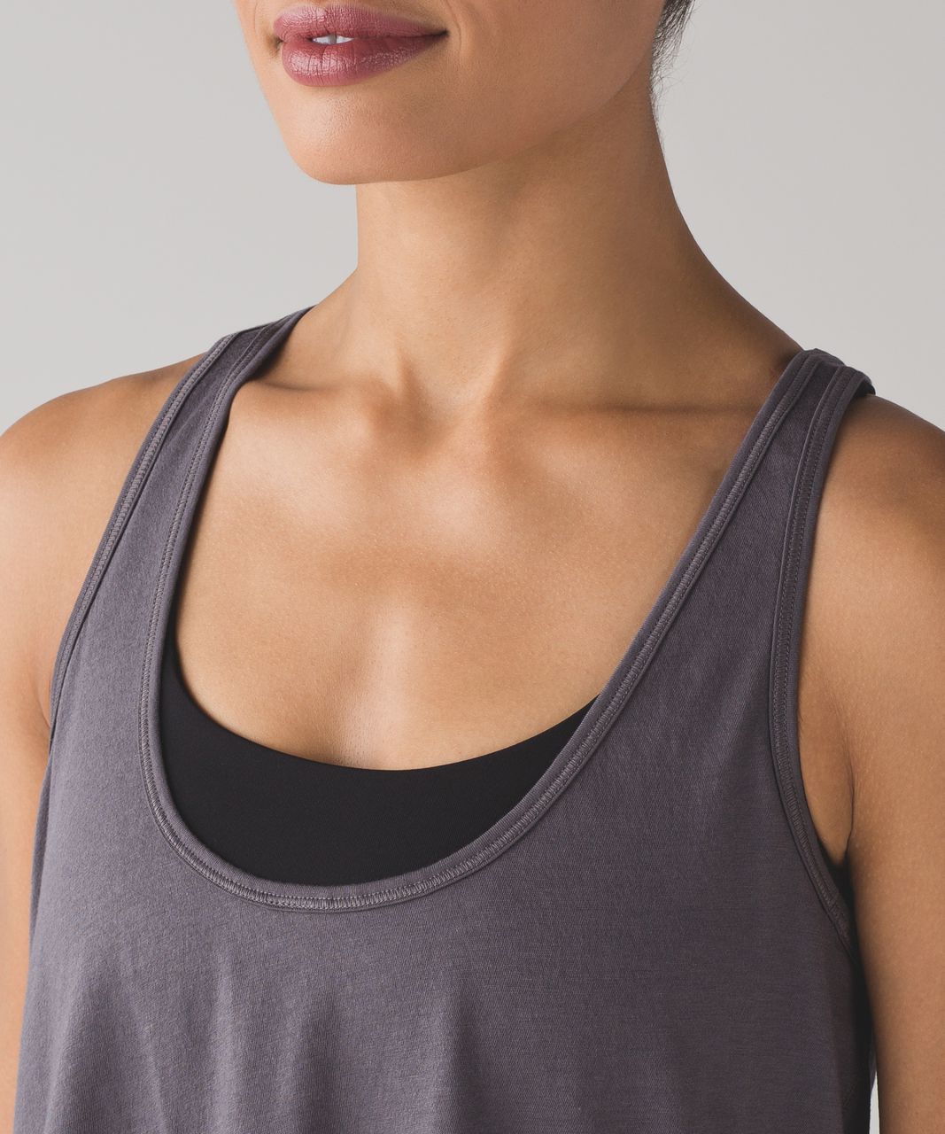 Lululemon Get Low Scoop Tank - Dark Carbon