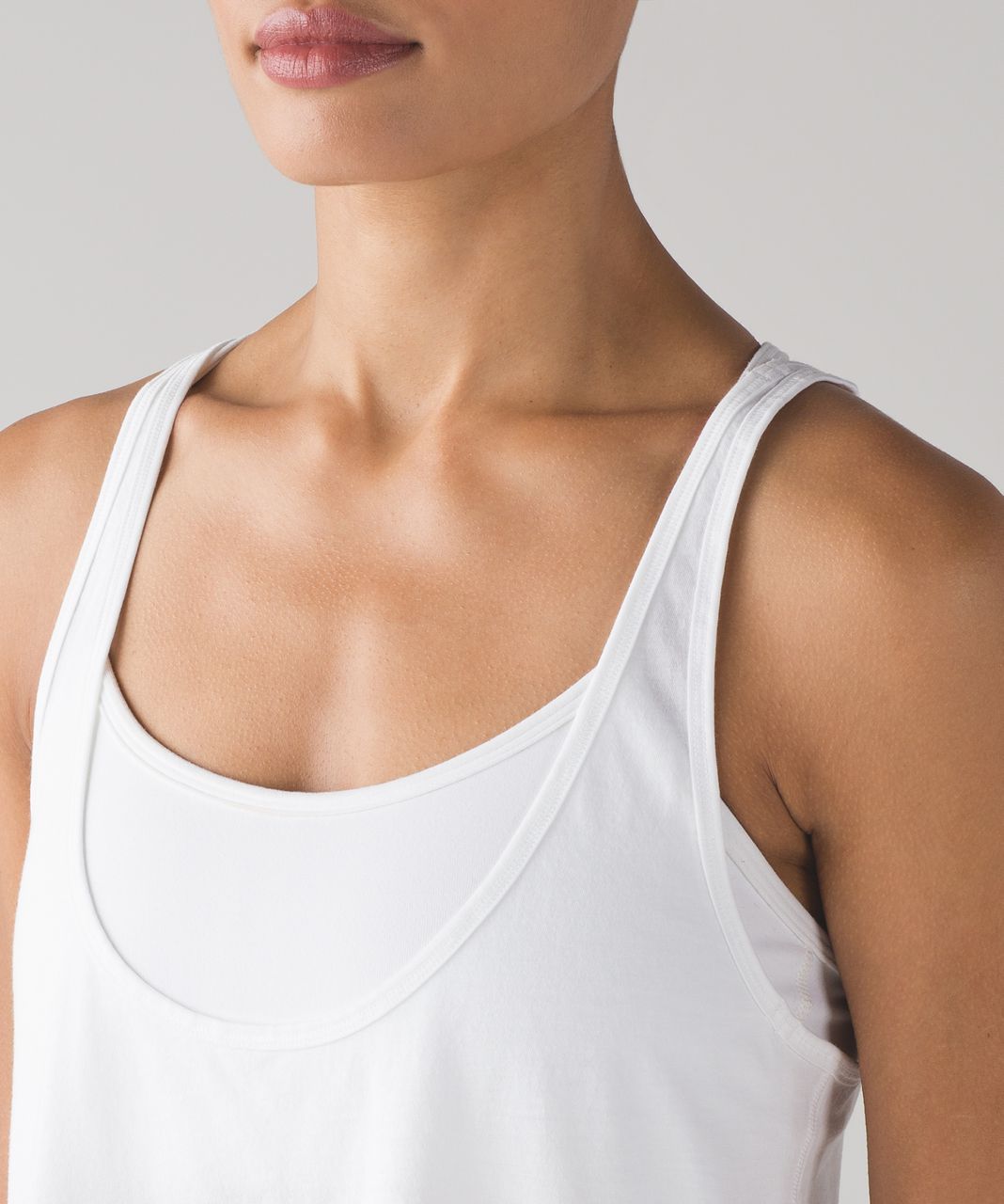 Lululemon Get Low Scoop Tank - White